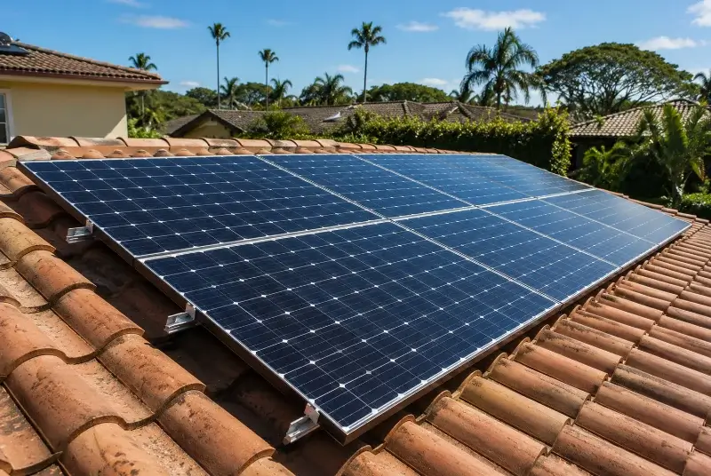 Installation de panneaux solaires à Chey